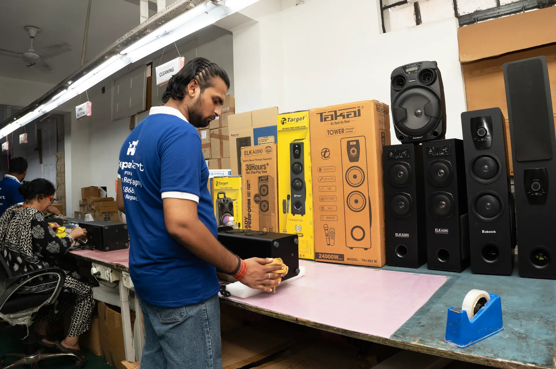 Audio & Speaker Manufacturing Station